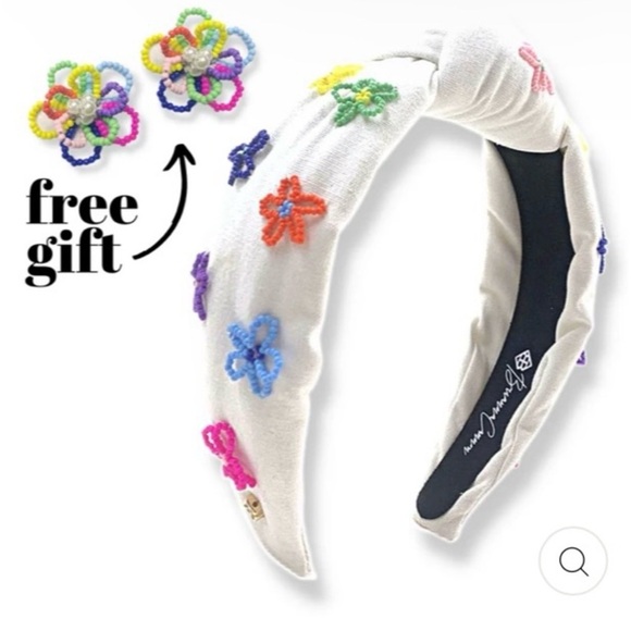 Floral Embroidered Headband - Picture 6 of 8